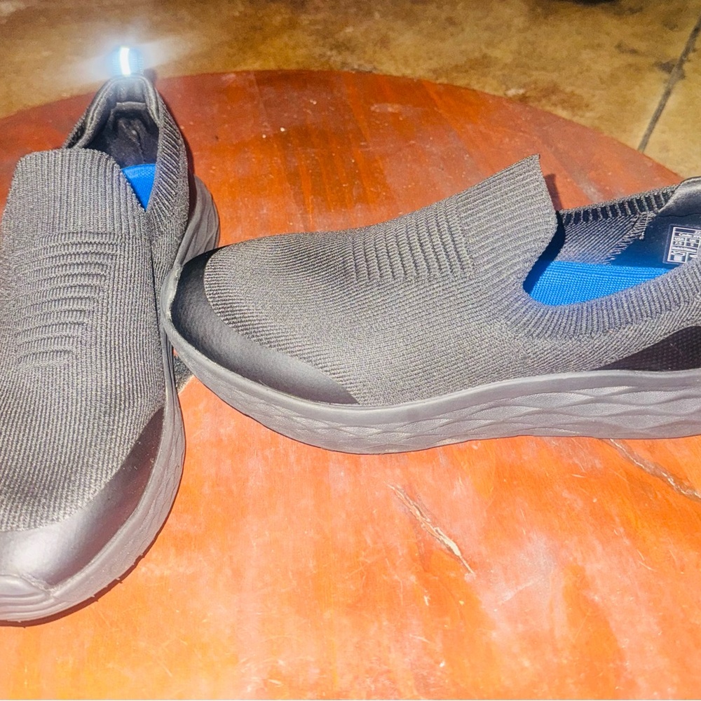 Black Slip-On Men's Shoes
